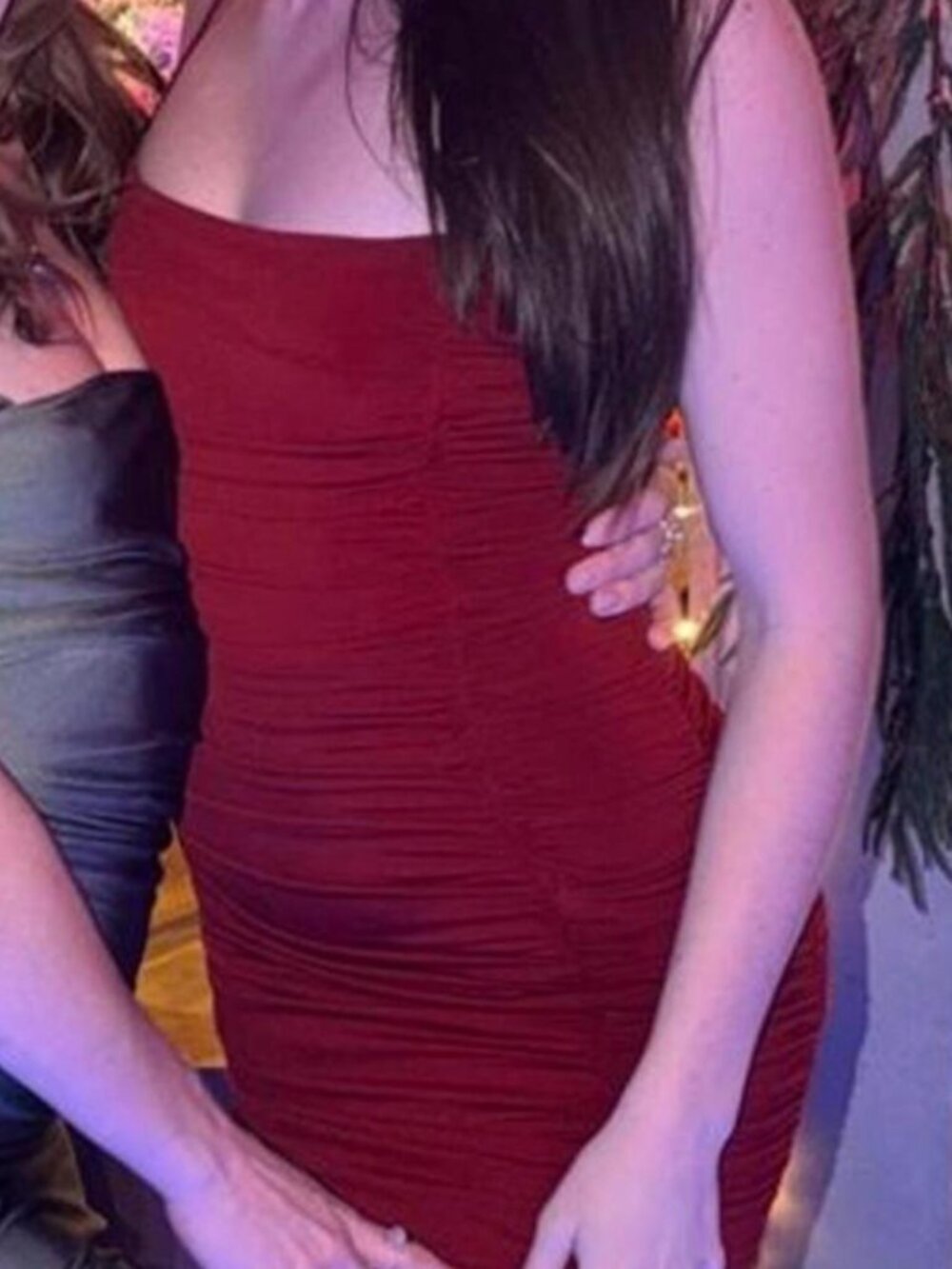 Windsor Women's Red and Burgundy Dress
